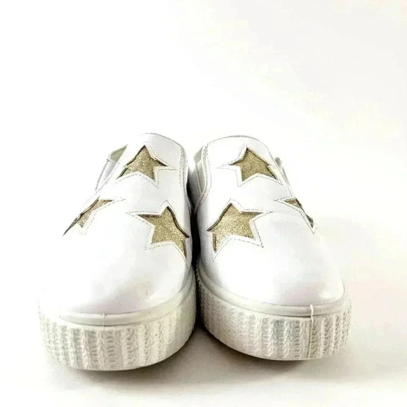 Chunky White Leather Platform Sneakers - 7 - Picture 6 of 10